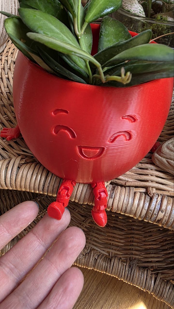Obal smíšek s glingacíma nožičkama 3D tisk