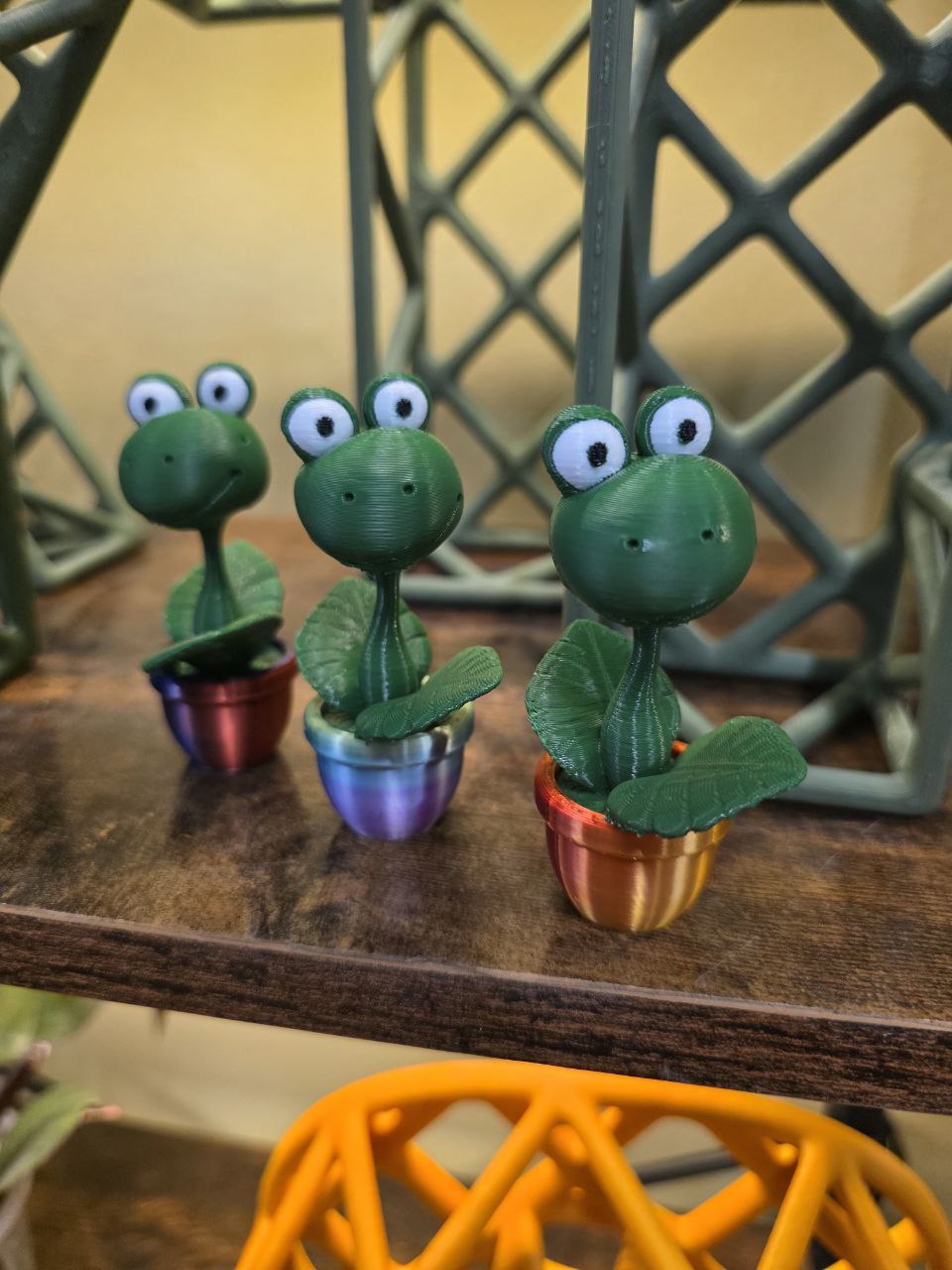 Kytka Adéla - dekorace z naší 3D tiskárny