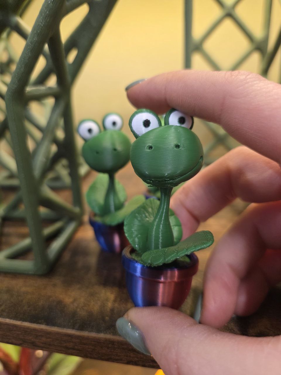 Kytka Adéla - dekorace z naší 3D tiskárny