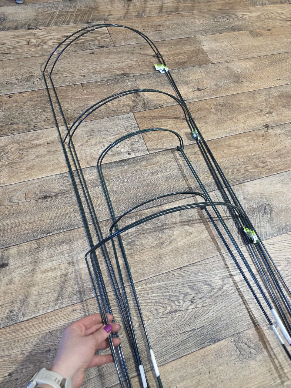 Kovová kruhová opora výška 100 cm