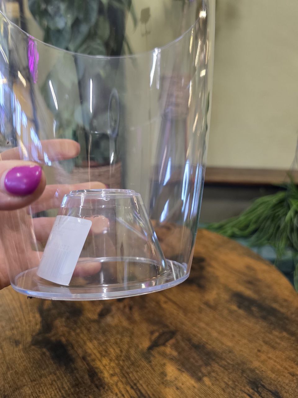 Obal průhledný s drenáží plast