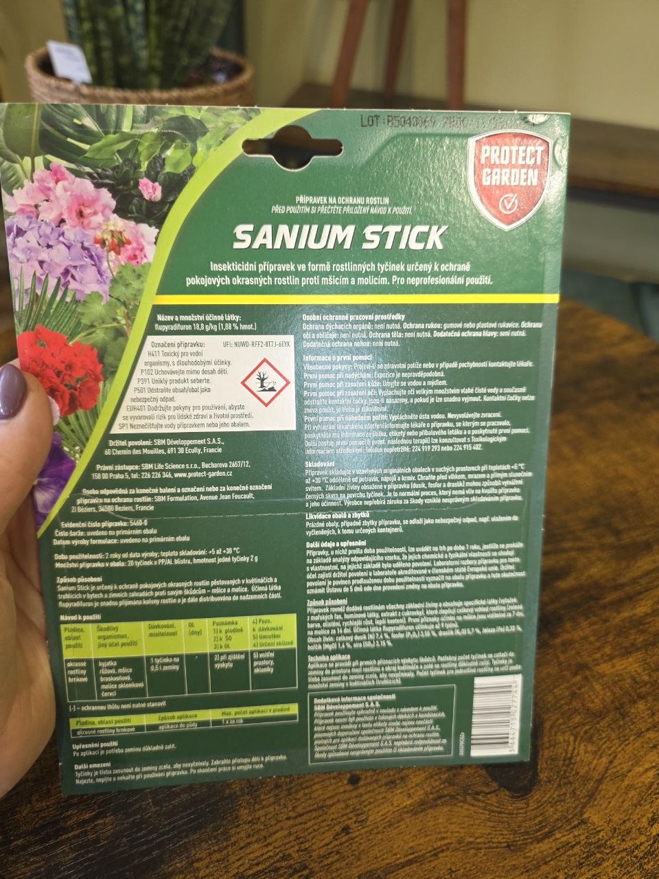 Tyčinky - Sanium Stick insekticidní 20ks PG SBM