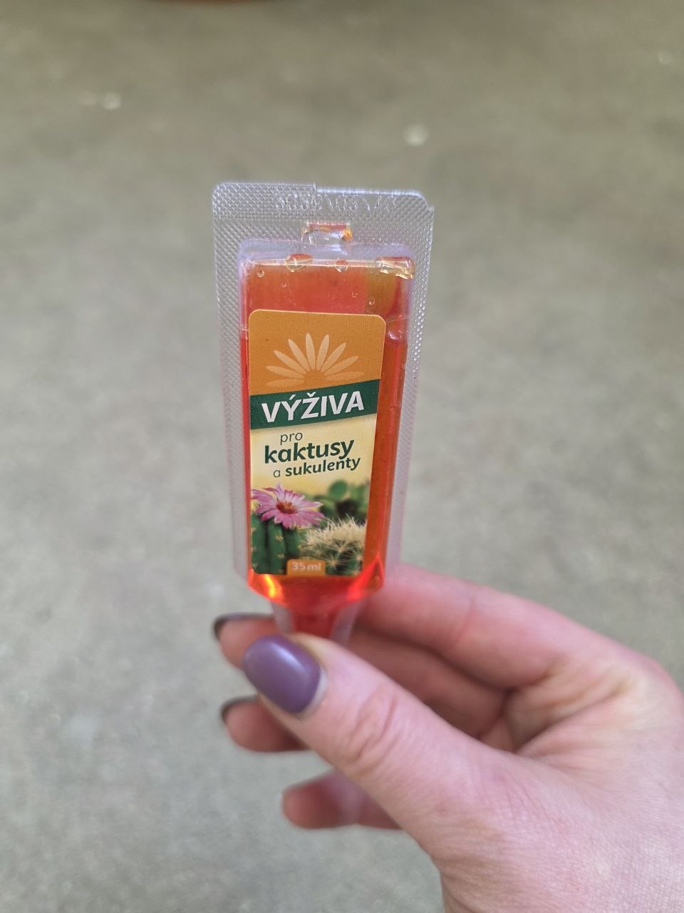 Výživa pro kaktusy a sukulenty – aplikátor 35 ml