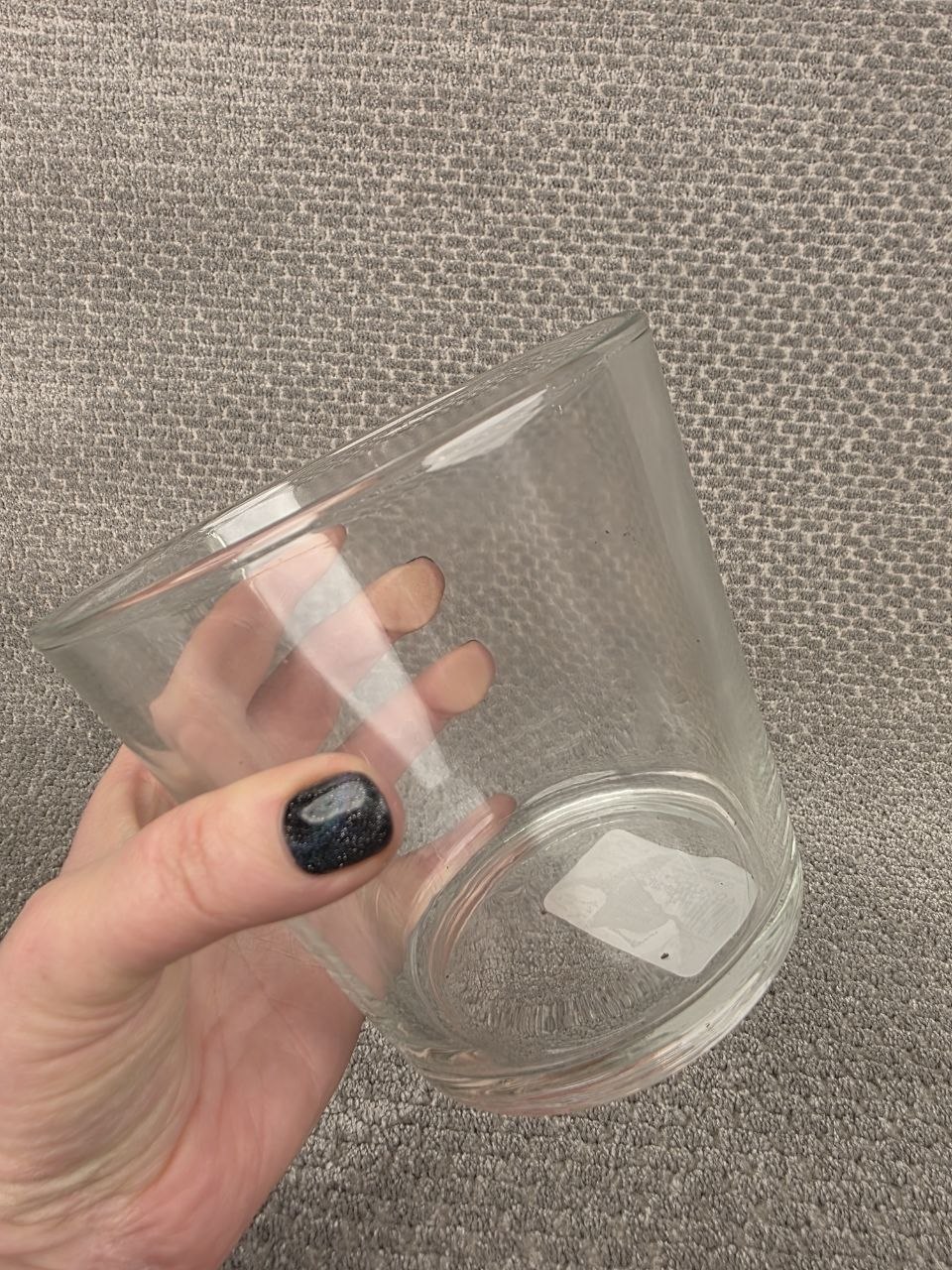 Skleněný obal na pr. 12 cm 
