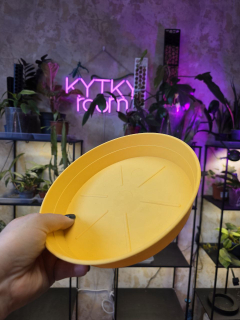 Barevná podmiska žlutá průměr 20 cm