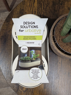 Klíčící miska MICROGREENS + Regrow, slonová kost