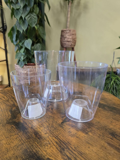 Obal průhledný s drenáží plast