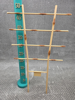 Žebřík plastový imitace bambus 52 cm