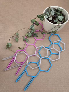 Opora mřížka 3D tisk barevná na drobné květiny
