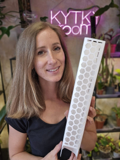 Mechová opora bílá M 35 cm bez výplně