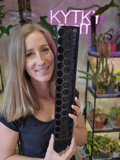 Mechová opora černá L 40 cm bez výplně
