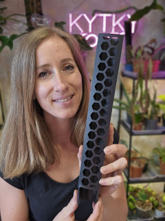Mechová opora černá S 30 cm bez výplně