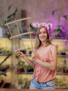 Žebřík široký L 90 cm
