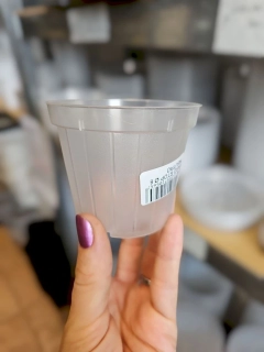 Květináč průhledný 8 cm