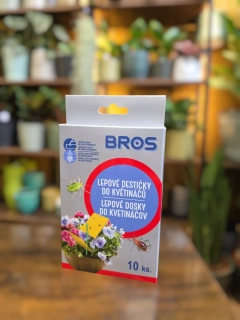 Bros - lepové desky do květináčů 10 ks
